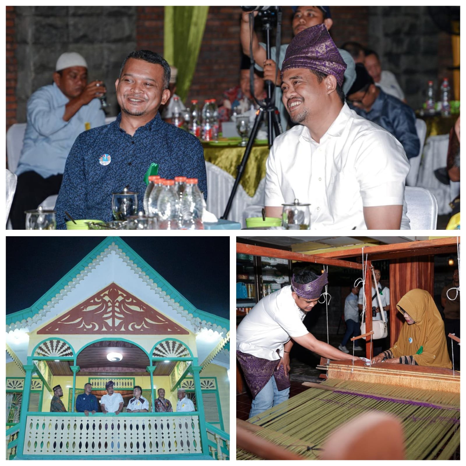 Di Rumah Adat Puri Melayu Sri Menanti, Tokoh Masyarakat, Tokoh Agama dan Adat Siap Menangkan Bobby Nasution