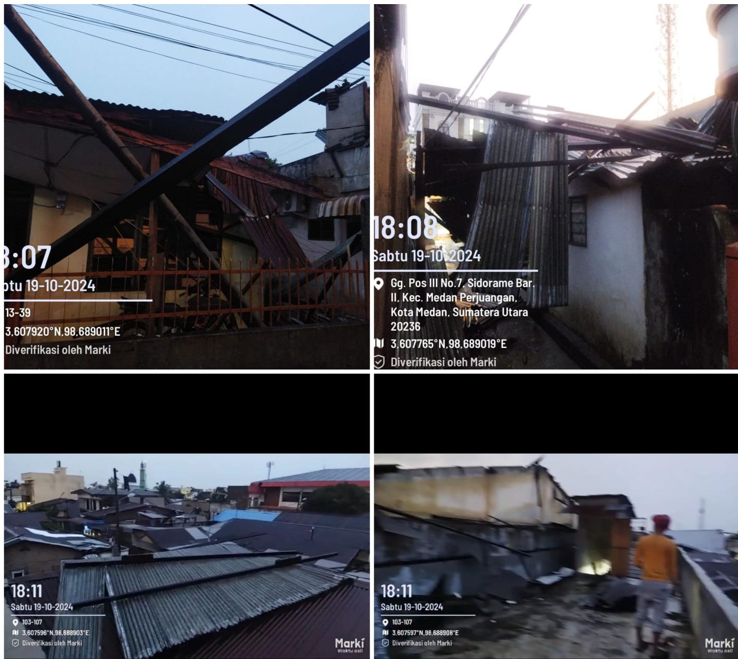 Puting Beliung Akibatkan 6 Rumah Rusak