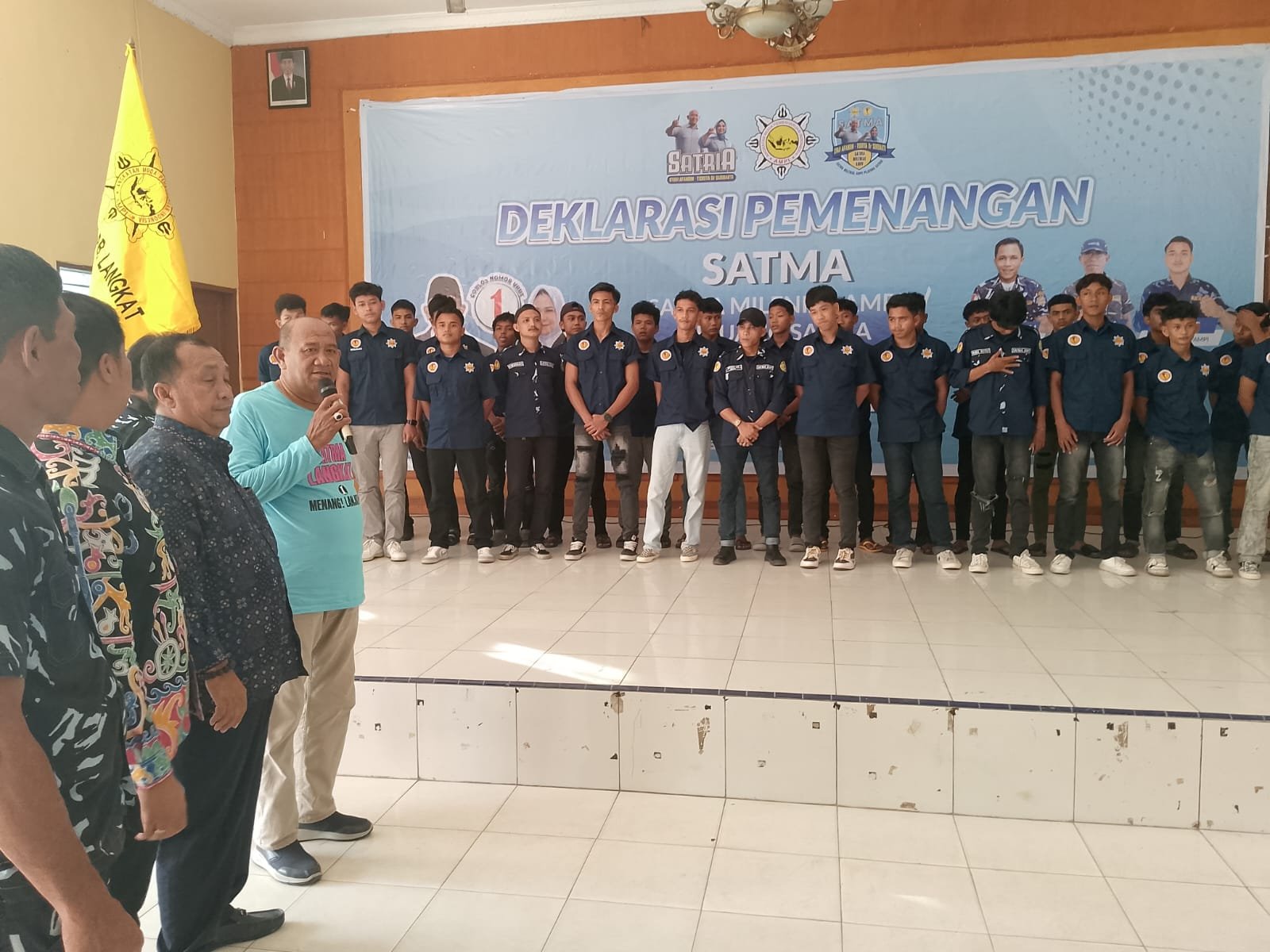 SATMA AMPI Langkat Deklarasi Pemenangan Syah Afandin -Tiorita