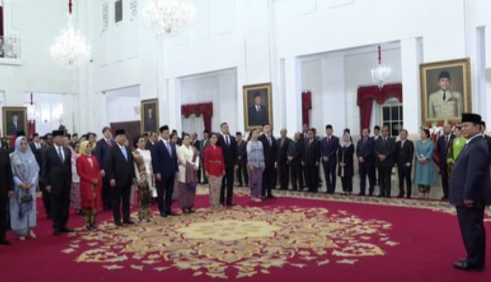 Prabowo Resmi Lantik 55 Wakil Menteri Kabinet Merah Putih