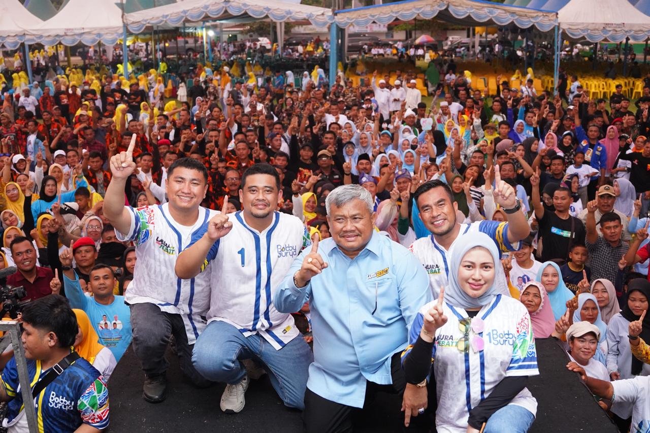 Tiga Cabup Labuhanbatu All In Deklarasi Menangkan Bobby-Surya di Pilgub Sumut