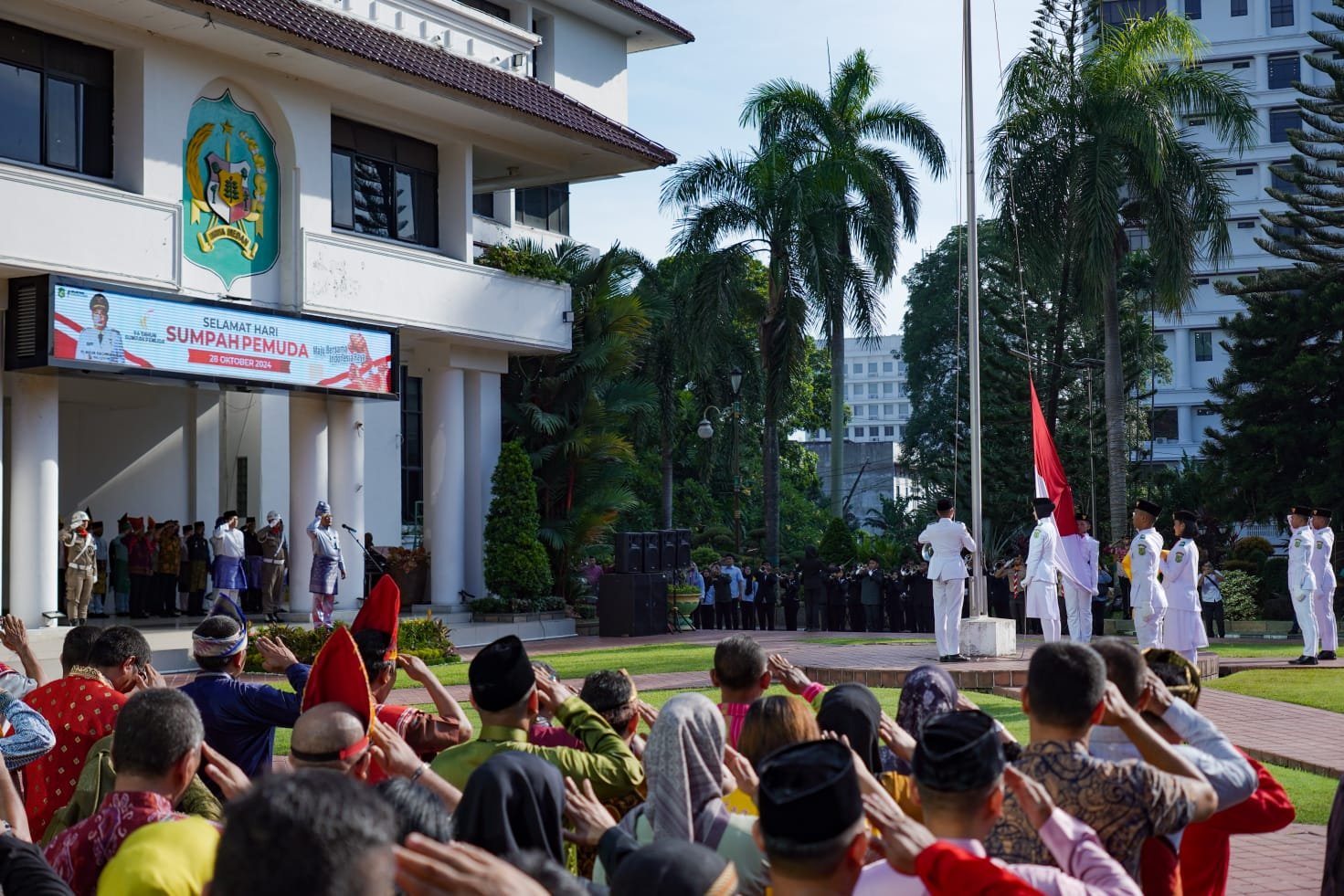 Plt Wali Kota Pimpin Upacara Peringatan Hari Sumpah Pemuda