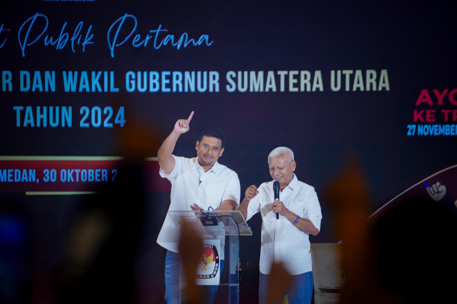 Debat Perdana, Bobby-Surya Unggul Jauh Atas Edy-Hasan