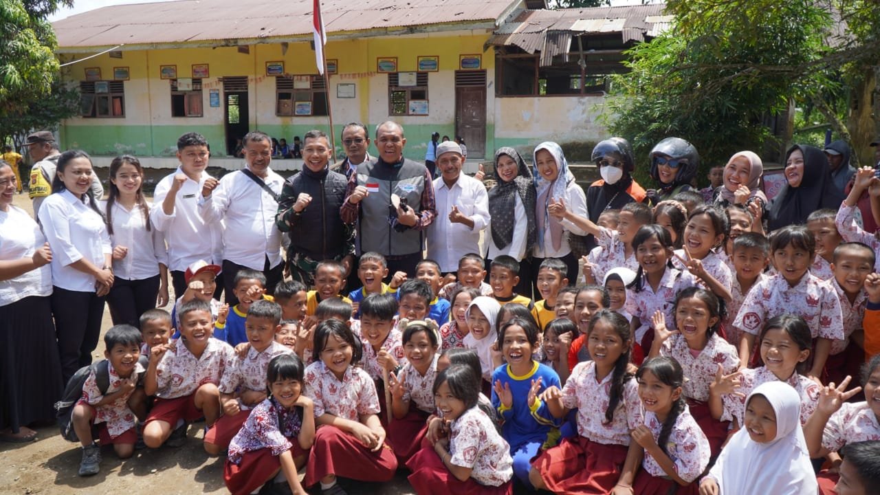 Pj. Bupati Langkat & Dandim 0203/LKT Touring ke Desa – Desa, Tinjau Infrastruktur dan Baksos