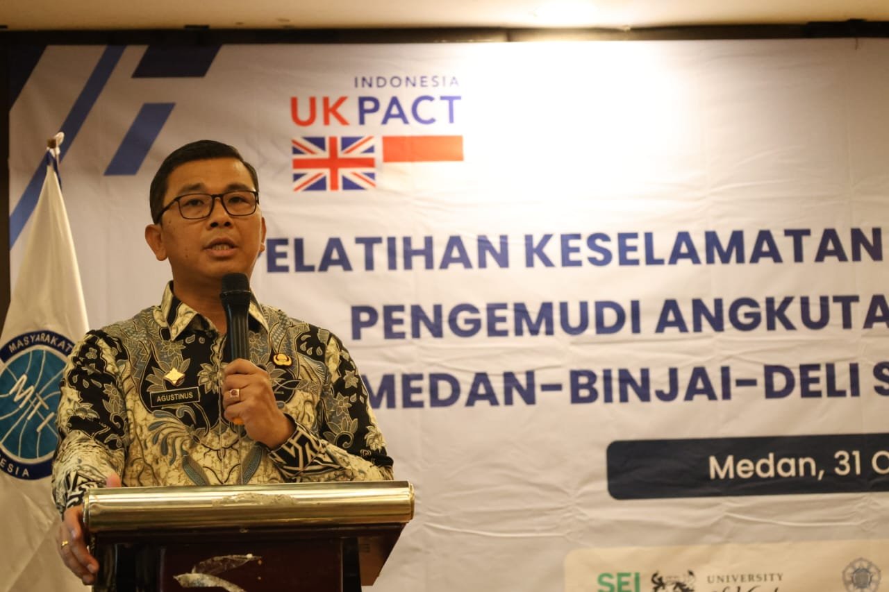 Dishub Sumut Bersama UK PACT dan MTI Sumut Gelar Pelatihan Keselamatan Berlalu Lintas