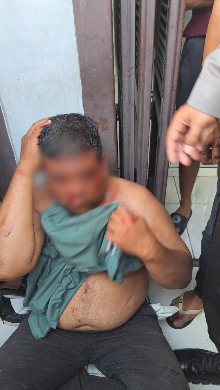 Penjambret Babak Belur Dihajar Warga