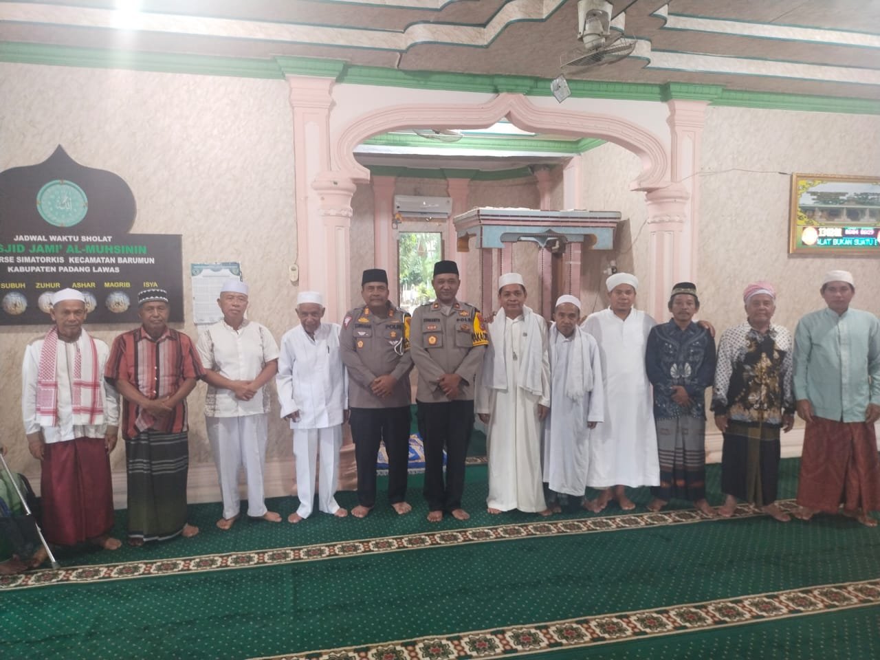 Polres Palas Gelar Jumat Curhat dan Jumat Berkah di Desa Arse Simatorkis