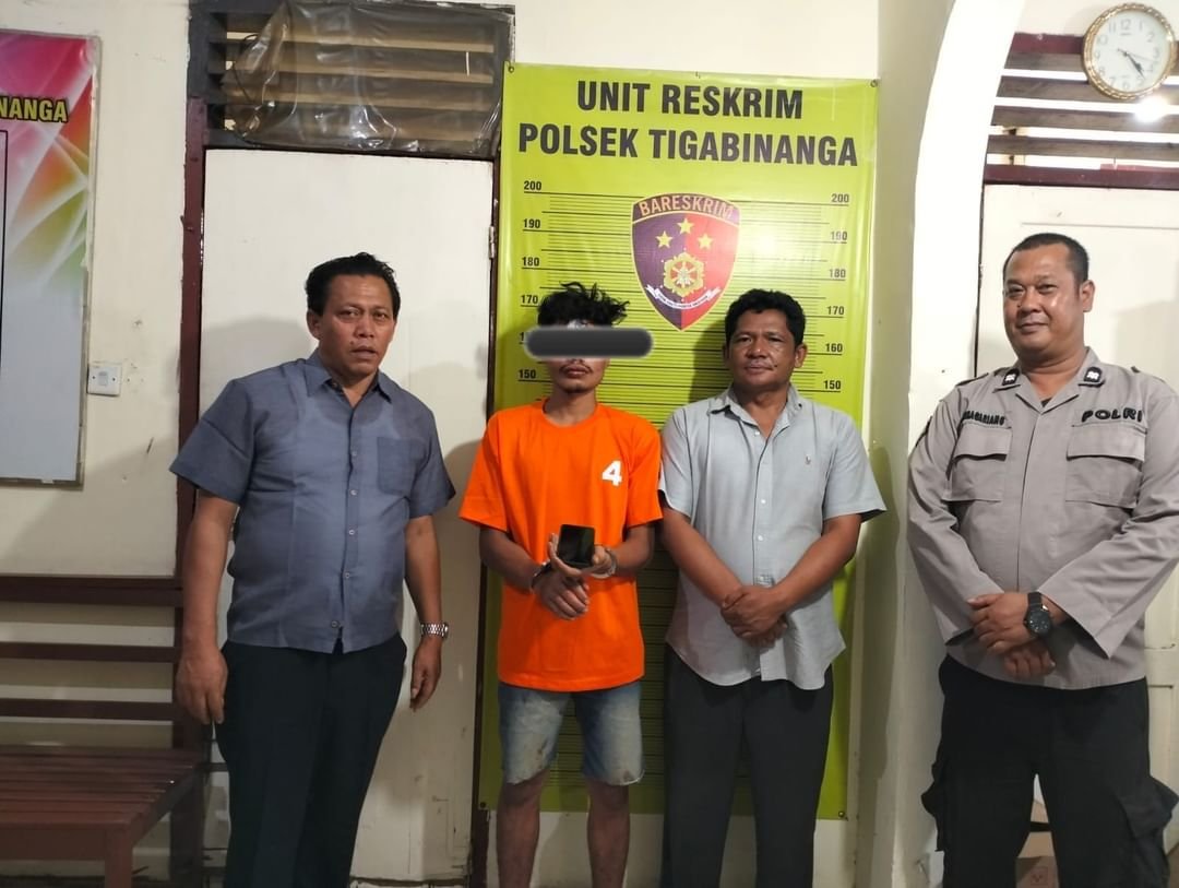 Polsek Tigabinanga Amankan Pelaku Pencurian di Desa Kuta Mbaru Punti