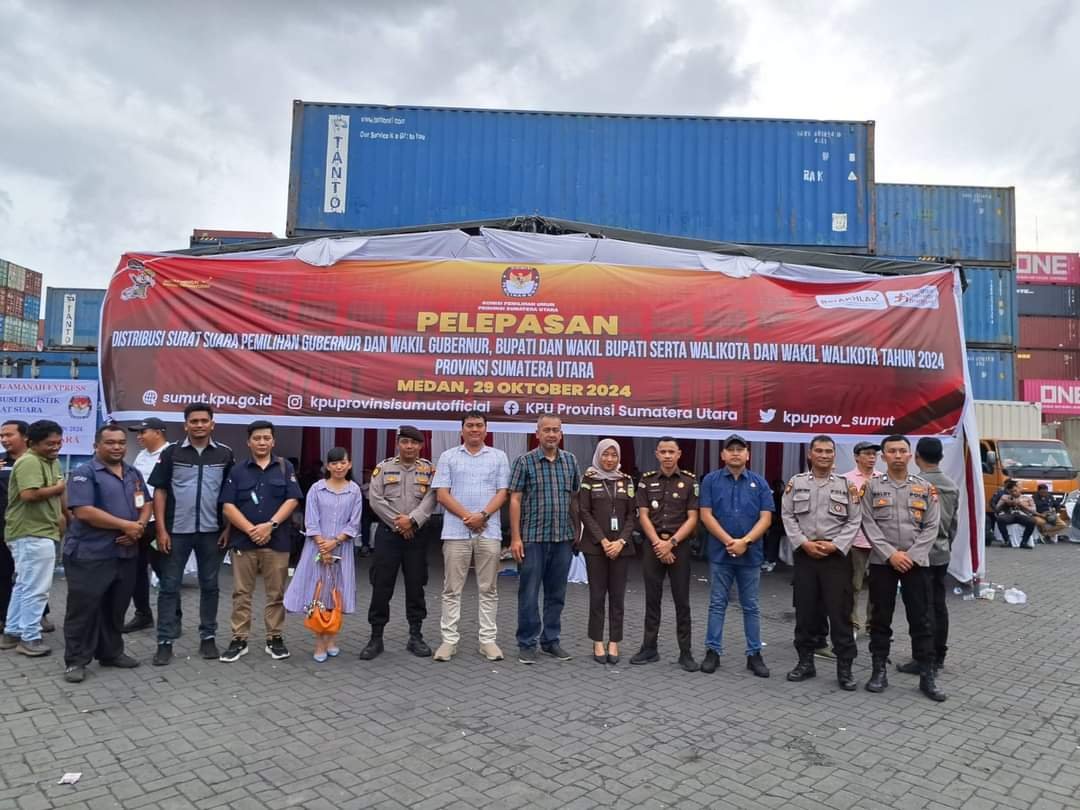 Polres Karo Kawal Distribusi Surat Suara Pemilu 2024