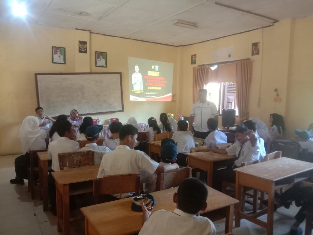 Cegah Bullying dan Kenakalan Remaja, Satreskrim Polres Palas Penyuluhan ke Sekolah