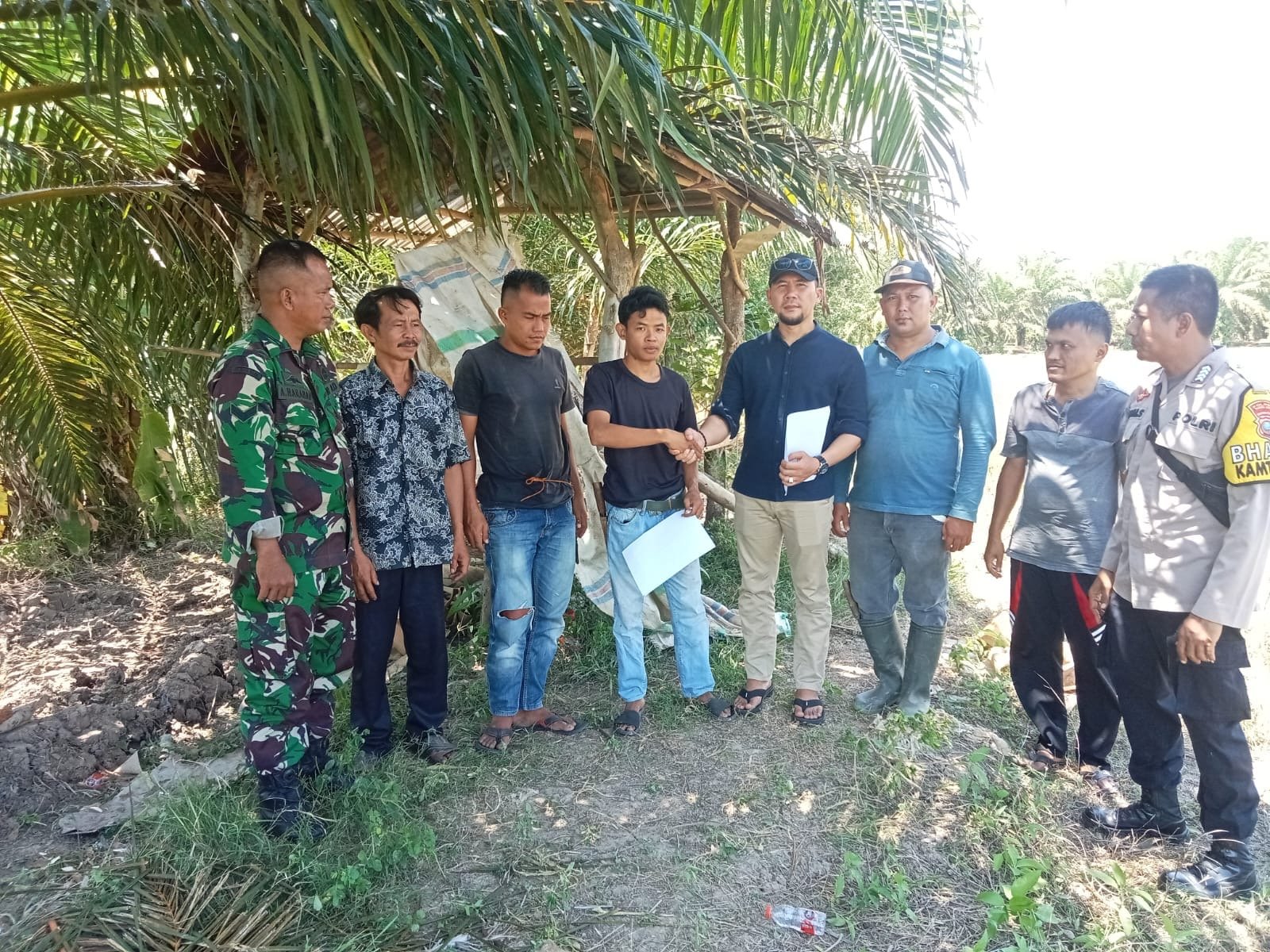 Bhabinkamtibmas Polsek Barumun Tengah Laksanakan Problem Solving