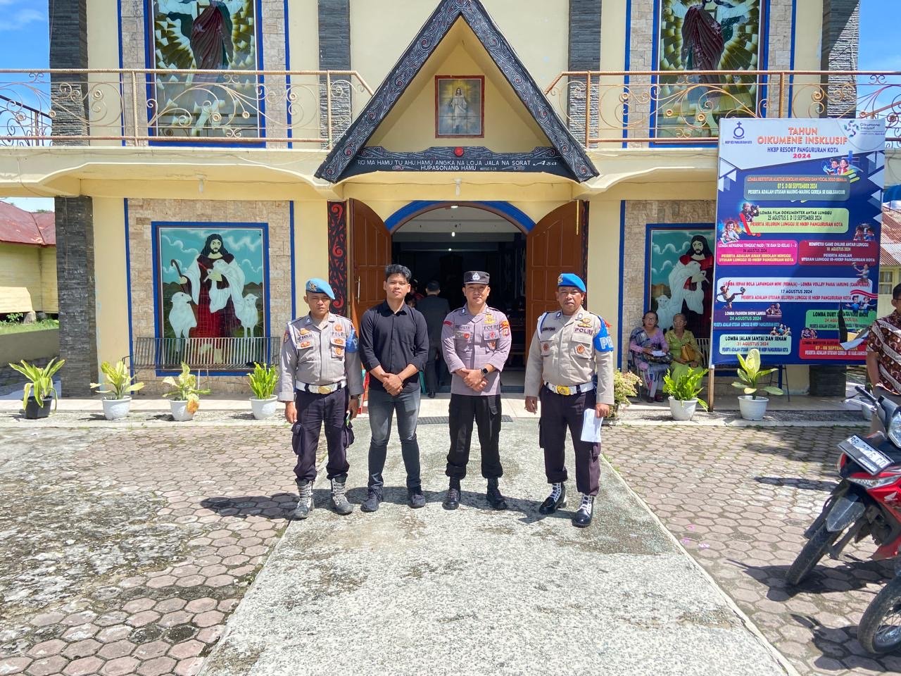 Propam Polres Samosir Periksa Kehadiran Personil dan Situasi Objek