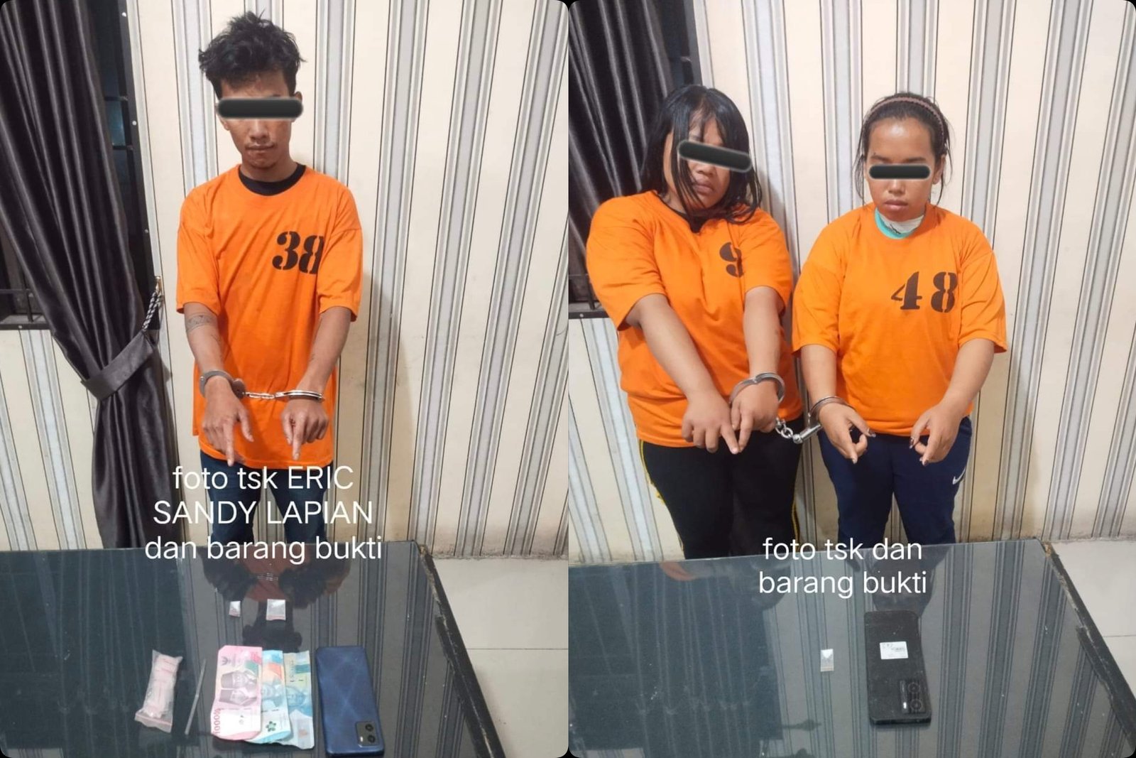 Polres Karo Ungkap Dua Kasus Narkotika di Desa Mulia Rakyat