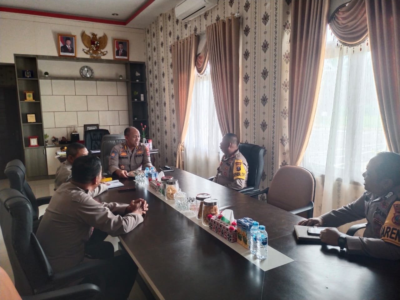 Cek Kesiapan Pilkada, Polres Palas Terima Kunjungan Tim Pamatwil OMP Toba 2024