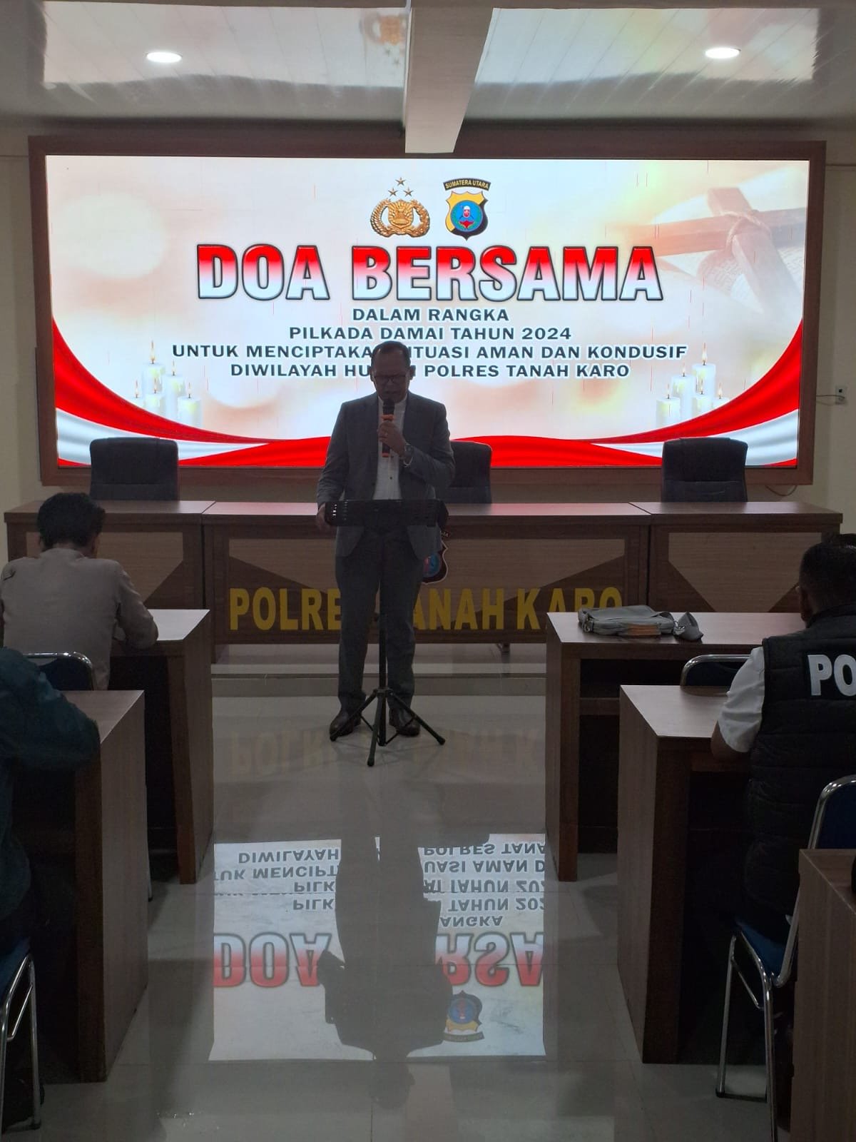 Doa Bersama untuk Kelancaran Pilkada Damai 2024 di Kabupaten Karo