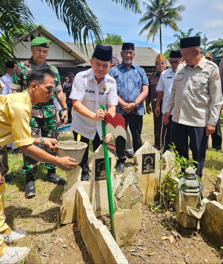 Resmikan Tugu Juang 45, Pemkab Langkat Dukung Pelestarian Sejarah