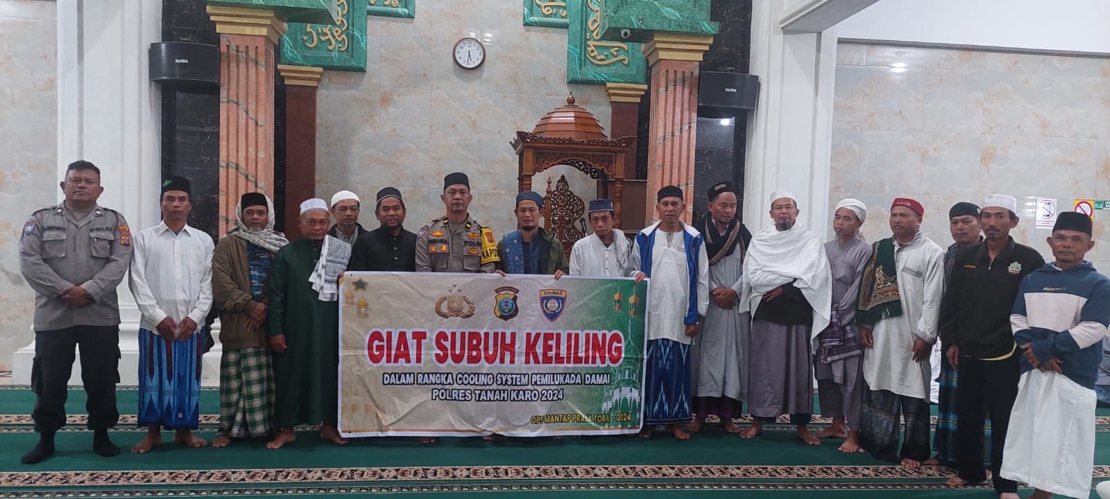 Polres Karo Gelar Subuh di Masjid Al Mujahirin Samura, Rangkaian Cooling System