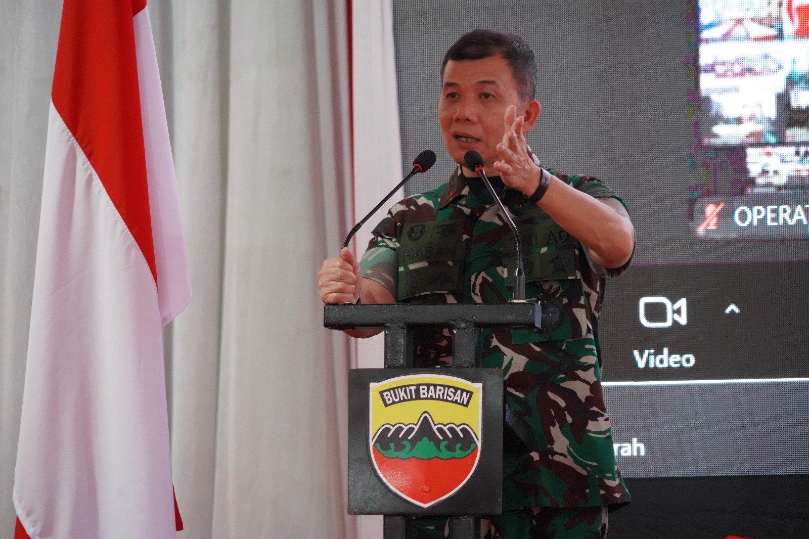 Pangdam I/BB Kunker ke Korem 032/Wbr