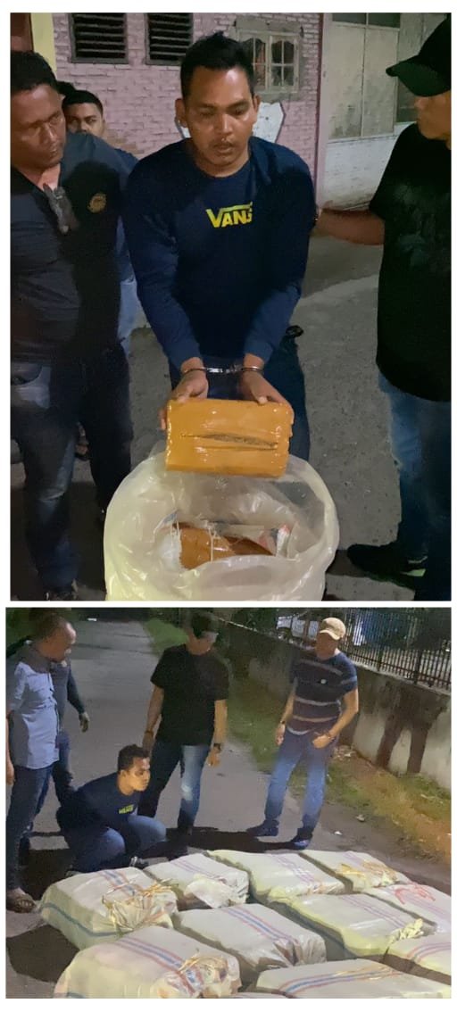 Polda Sumut Gagalkan 272 Kg Ganja Asal Aceh