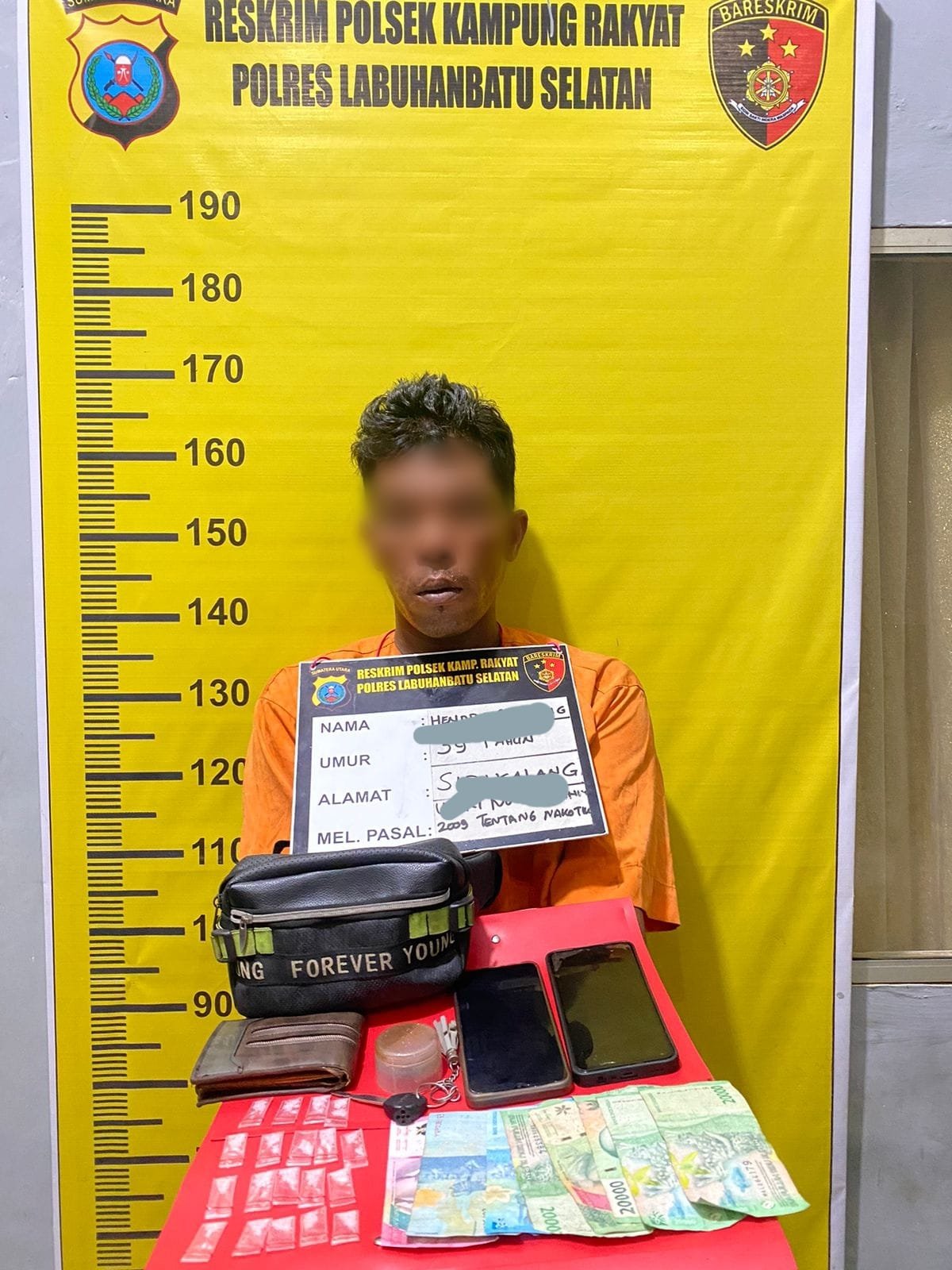 Polres Labusel Tangkap Pengedar Sabu