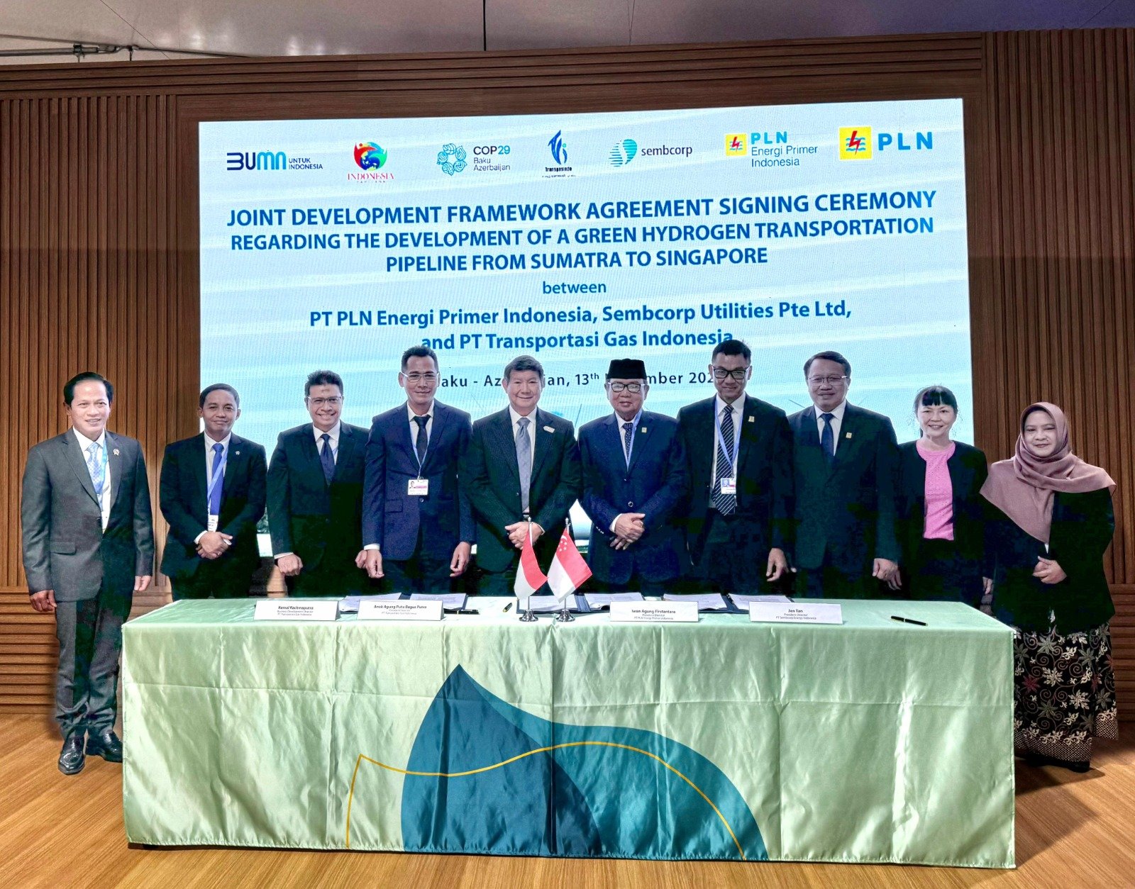 TGI Tandatangani Kerjasama Pembangunan Pipa Hidrogen Indonesia – Singapura