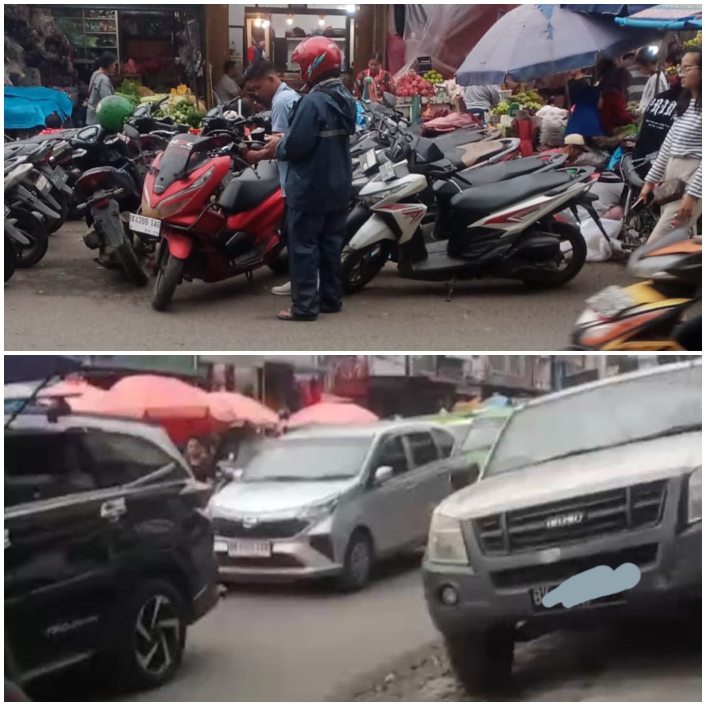 Kadishub Karo “Bungkam”, Terkait Perparkiran Penyebab Kemacatan di Pusat Pasar Kabanjahe