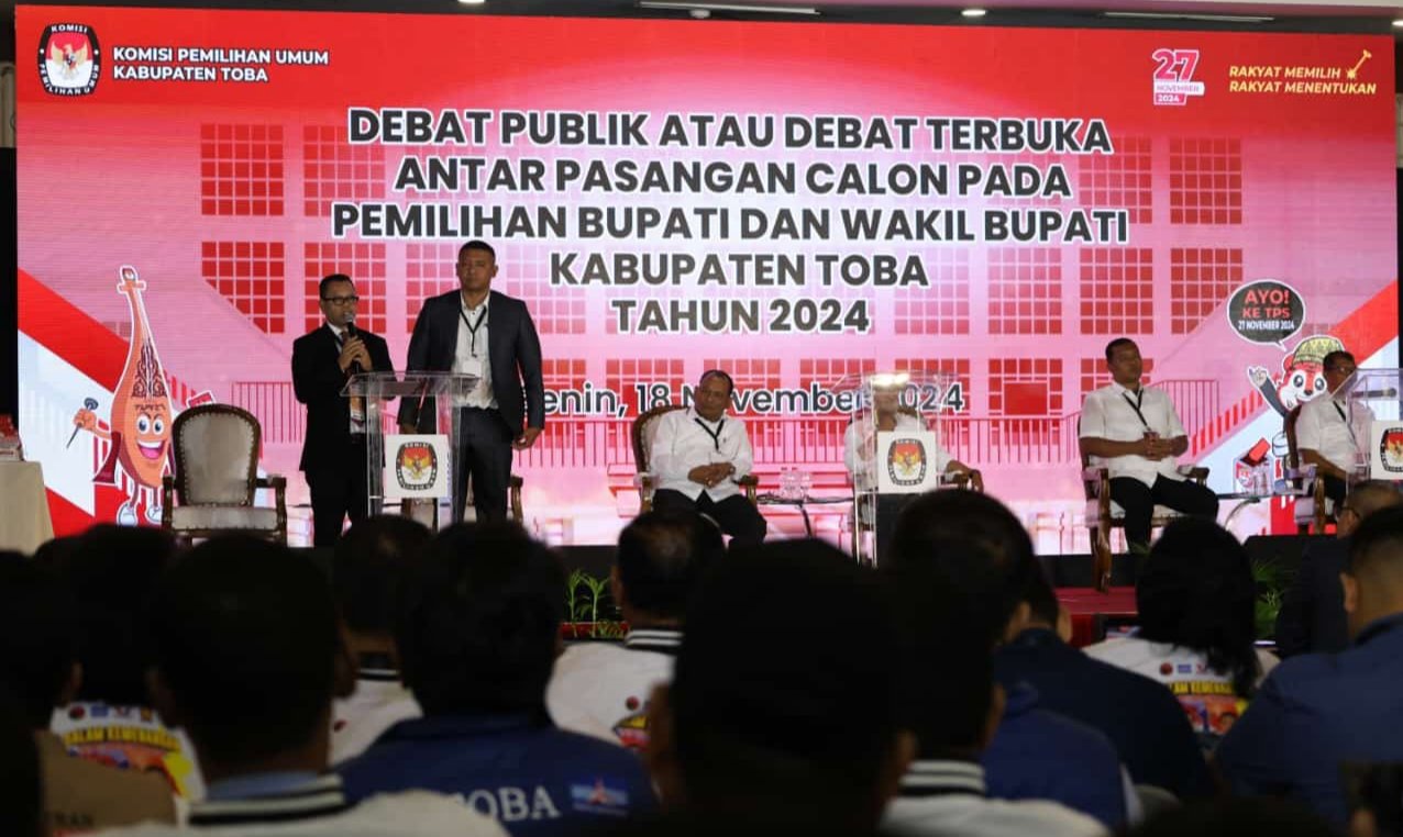Pjs Bupati Toba Apresiasi, Debat Publik Pilbub Toba Berjalan Lancar