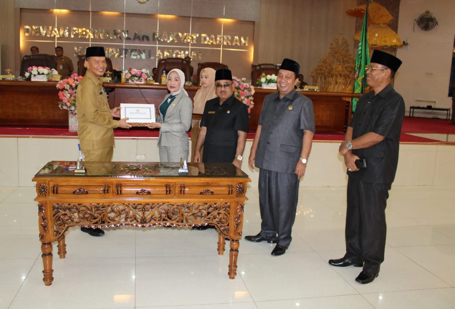 DPRD Langkat Gelar Paripurna Penyampaian Ranperda APBD 2025