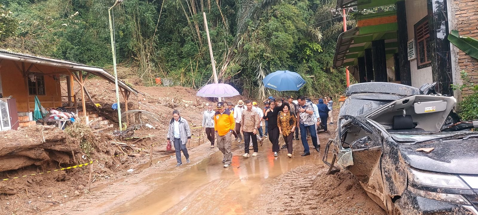 BNPB Salurkan Bantuan Respons Darurat Pasca Longsor Karo