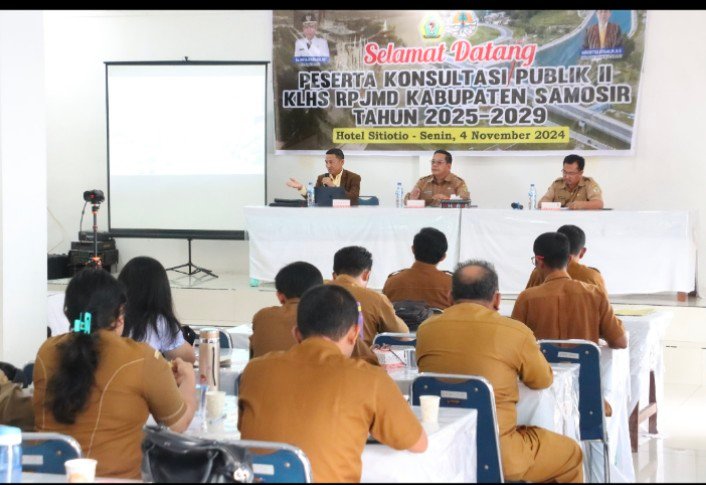 Samosir Gelar Konsultasi Publik II Penyusunan Strategis RPJMD 2025-2029