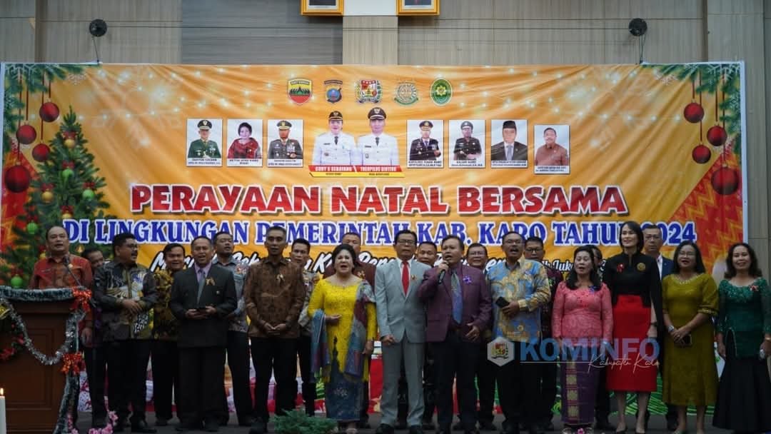 Pemkab Karo Rayakan Natal Bersama Tahun 2024