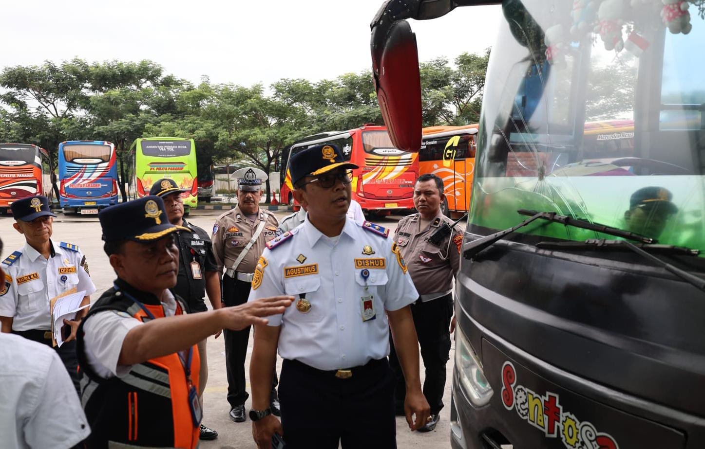 Dishub Sumut Bersama Instansi Terkait Gelar Rampcheck Serentak
