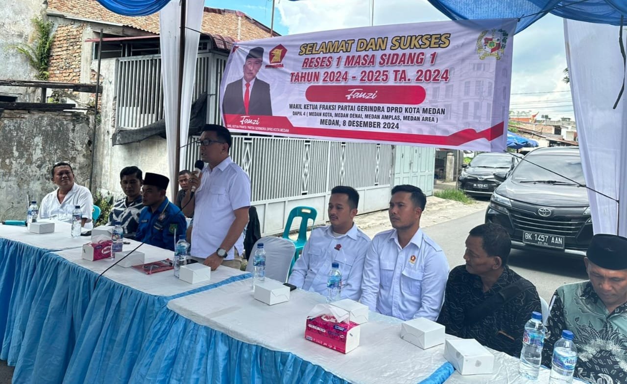 Jemput Aspirasi, Fauzi Anggota DPRD Kota Medan Janji Prioritaskan Segala Keluhan Masyarakat