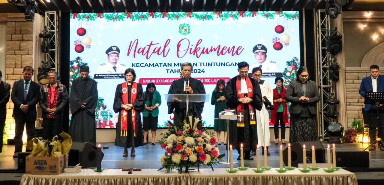 Pemko Medan Sambut Baik Perayaan Natal Oikumene Kecamatan Medan Tuntungan