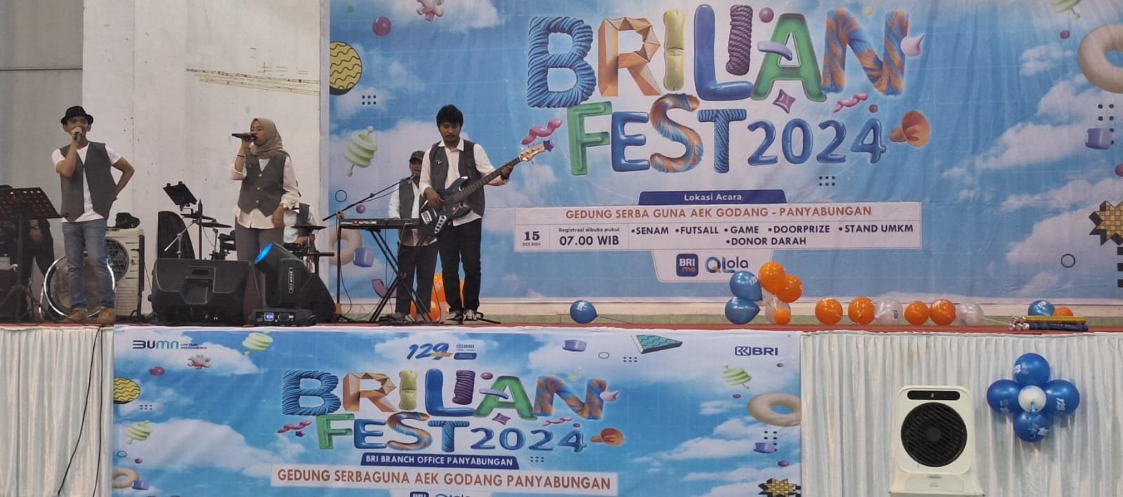 HUT Ke-129, BRI Panyabungan Gelar Brilian Fest 2024 di Gedung Serbaguna