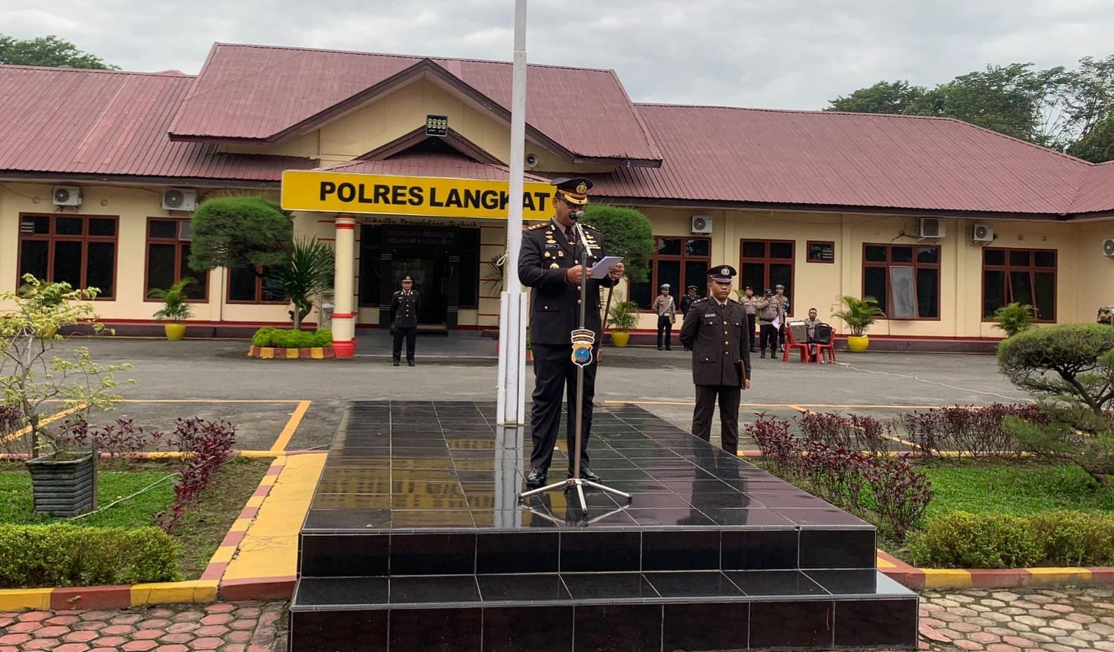 Kapolres Langkat Pimpin Upacara Hari Bela Negara ke-76