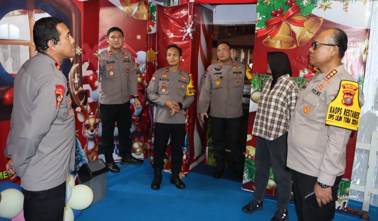 H-1 Natal, Kapolrestabes Medan Pastikan Pospam Berikan Pelayanan Maksimal