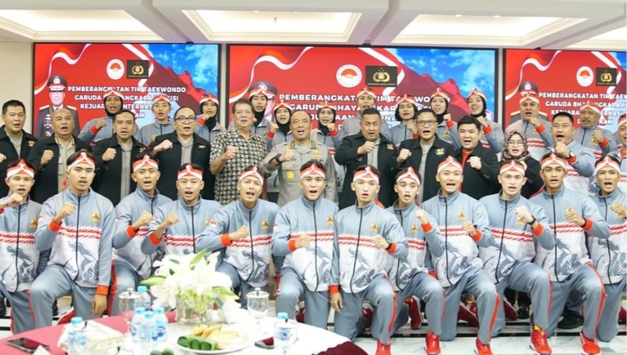 Tim Taekwondo Polri Sabet 7 Emas di Kejuaraan Terbuka Quang Ninh Vietnam