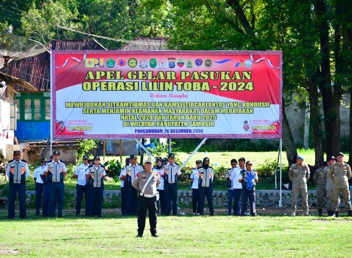 Pemkab Samosir, Kerahkan Personil, Dukung Operasi Lilin Toba 2024