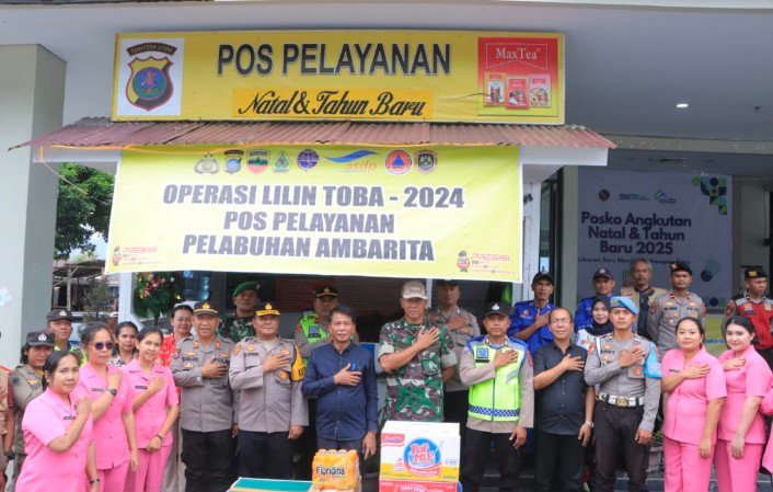 Bhayangkari Cabang Samosir dan Forkopimda Apresiasi Personel Ops Lilin Toba 2024
