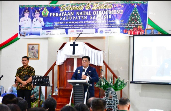 Bupati Samosir: Natal Oikoumene Sebagai Momentum Merefleksikan Kebersamaan Keluarga