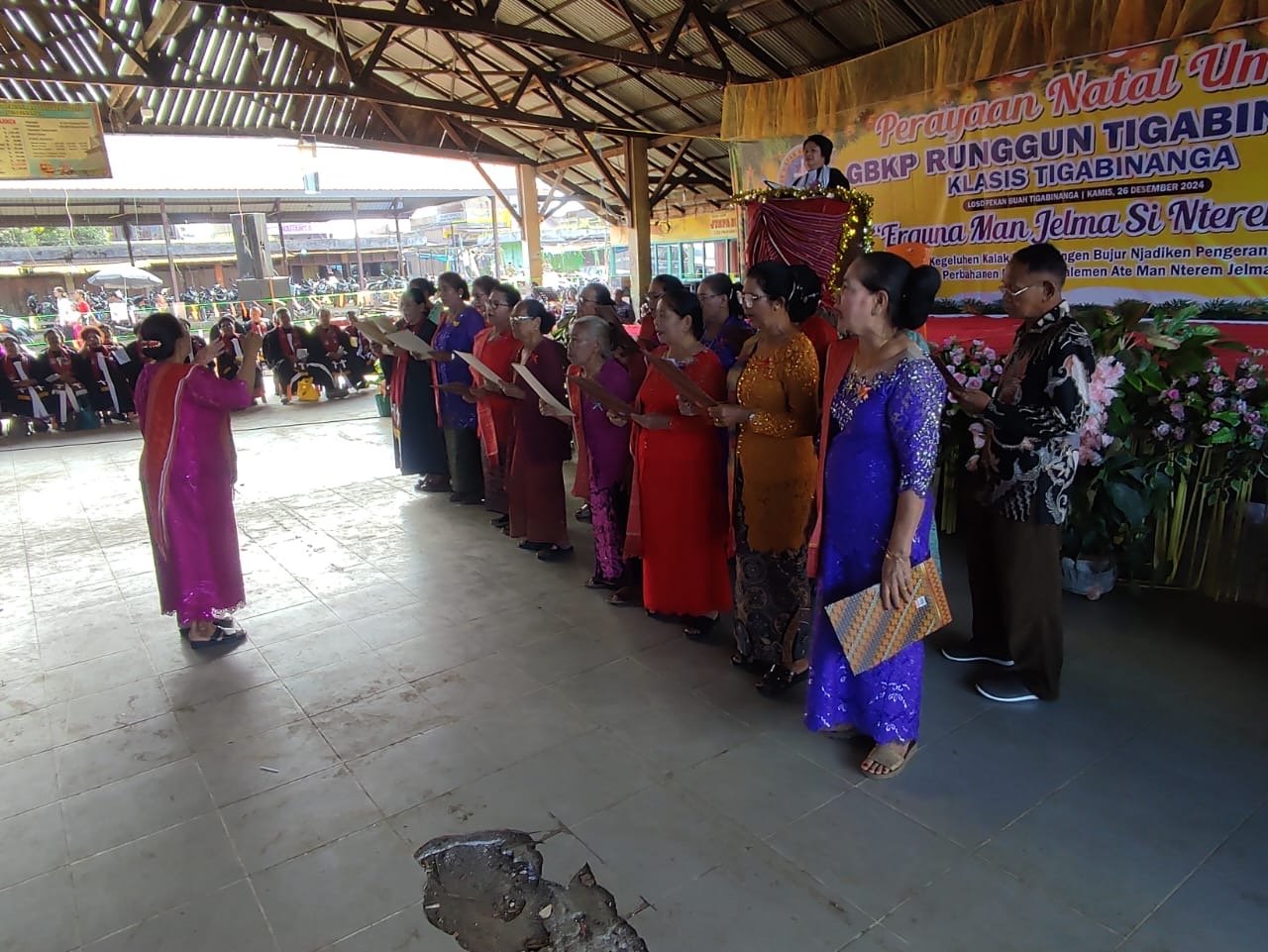 Perayaan Natal Umum GBKP Runggun Tigabinanga Berjalan Hikmat dan Penuh Sukacita