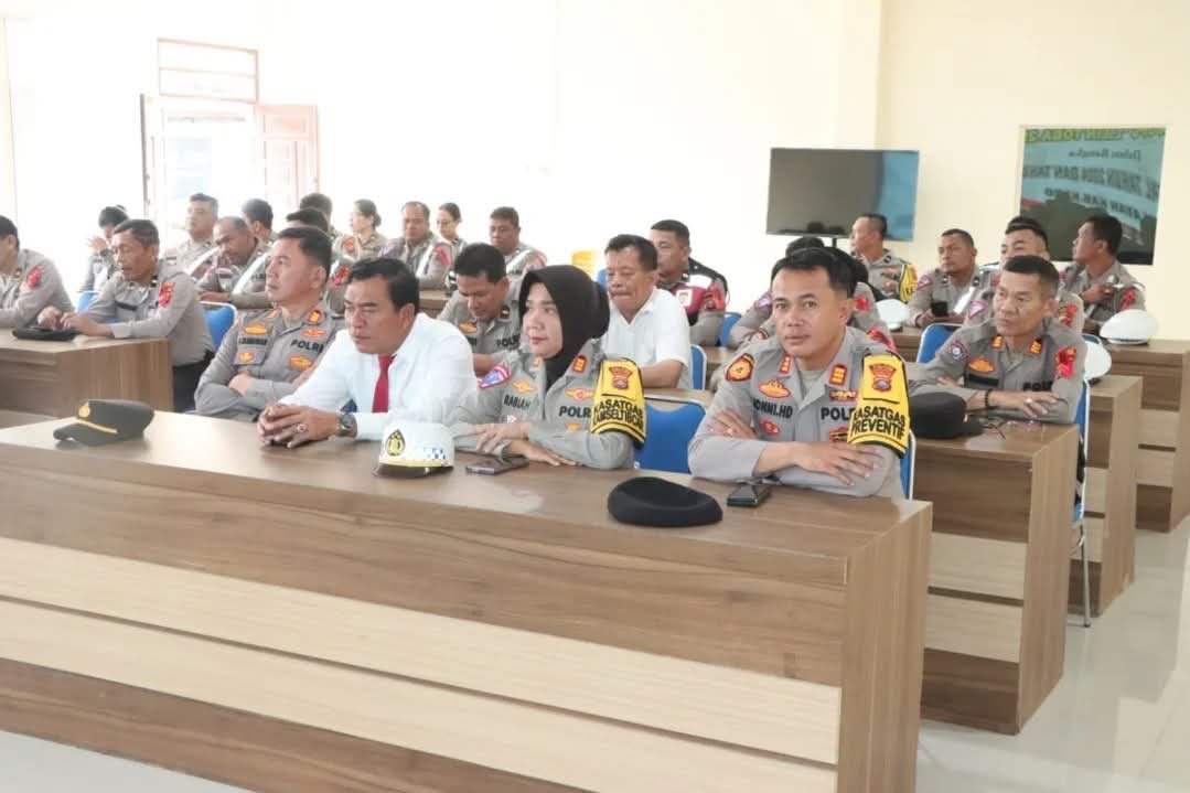 Polres Karo Gelar Latpraops Lilin Toba 2024 untuk Pengamanan Nataru