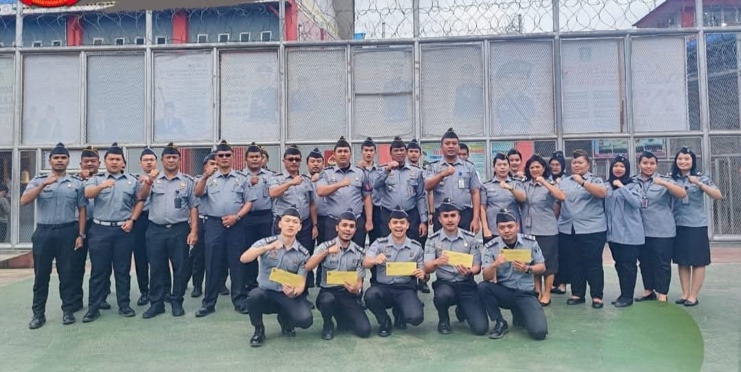 Lima Pegawai Rutan Kabanjahe Naik Pangkat, Karutan: Amanah Besar!