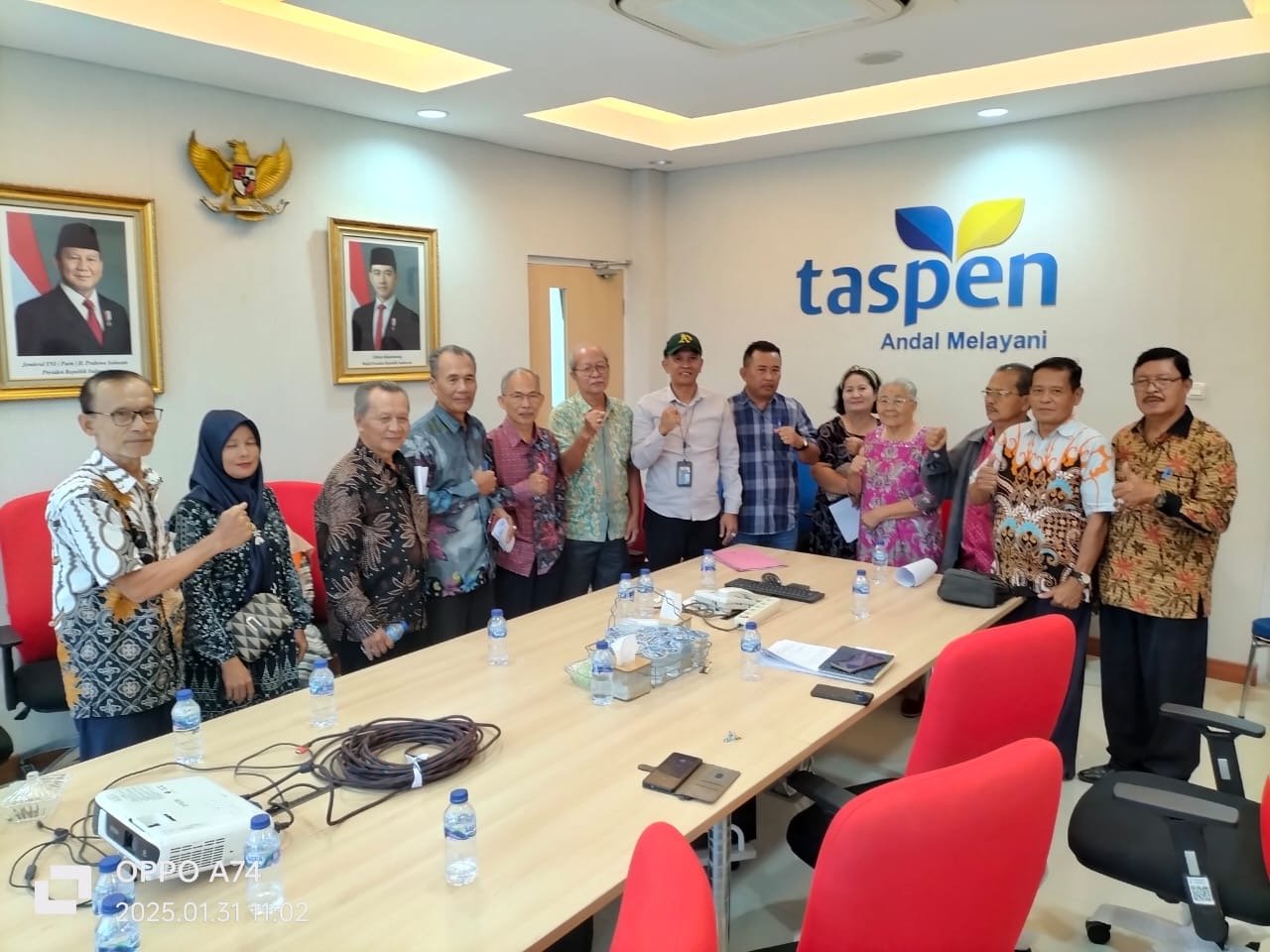 Teman Wredatama Gunungsitoli Silaturahmi dengan Kepala Taspen Kepulauan Nias