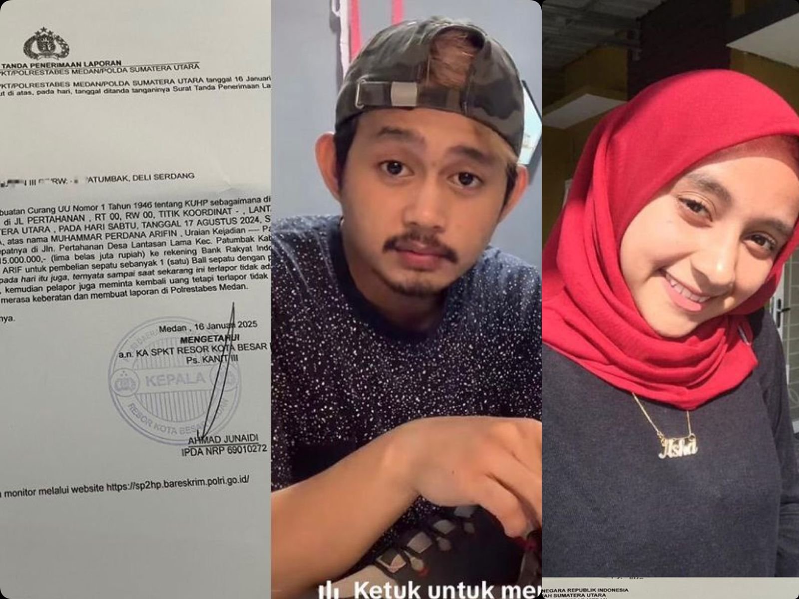 Penipu Suami Istri Asal Tanjung Balai Ini Resmi Dilaporkan ke Polrestabes Medan