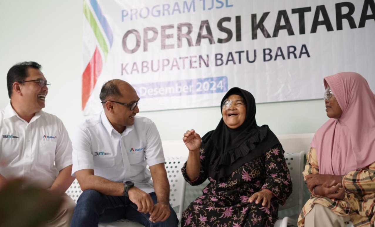 PT INALUM Membawa Cahaya Baru di Usia Senja Melalui Operasi Katarak Gratis