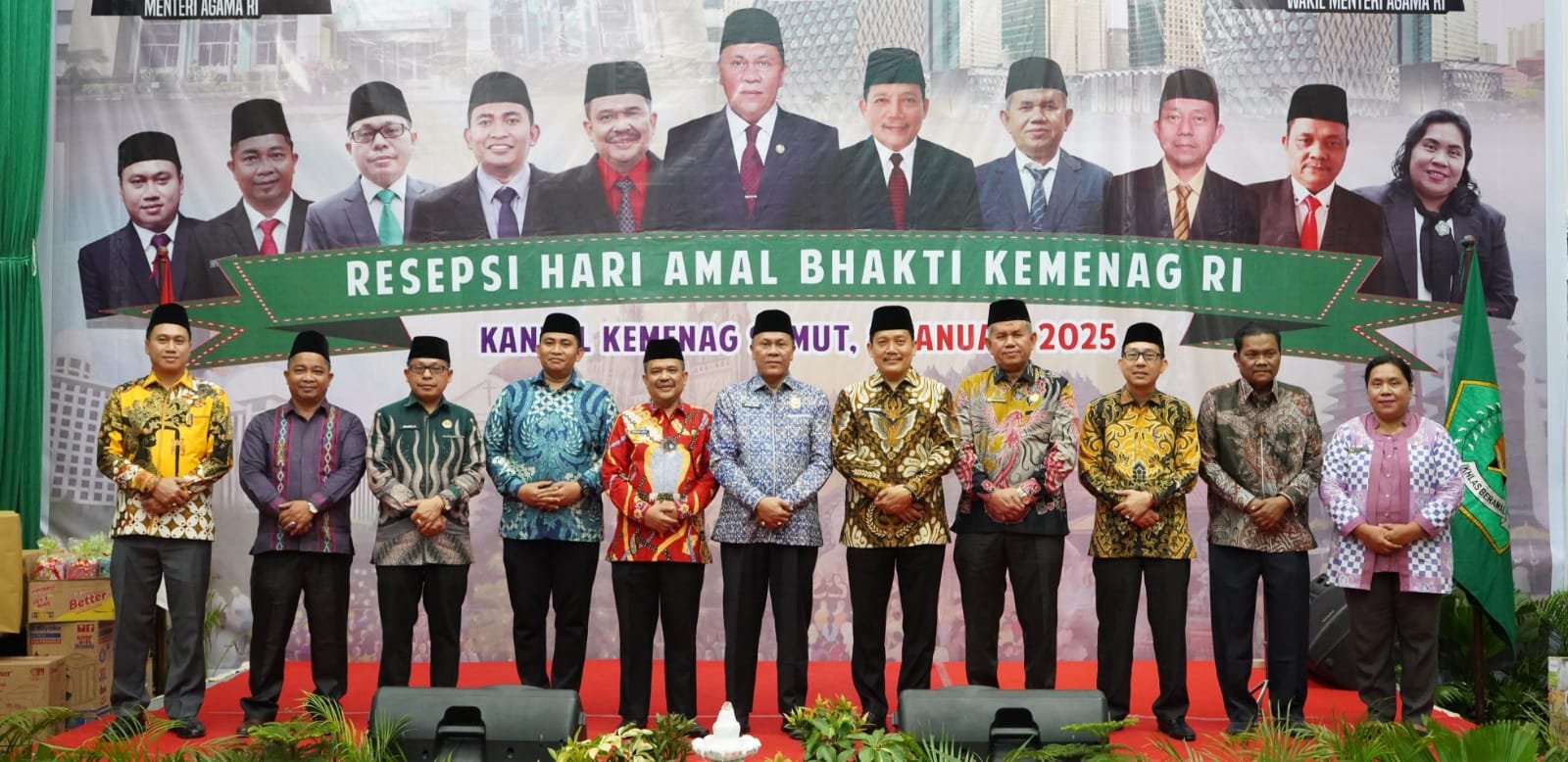 Resepsi HAB, Kakanwil Kemenagsu: Momentum Pererat Kebersamaan Untuk Umat