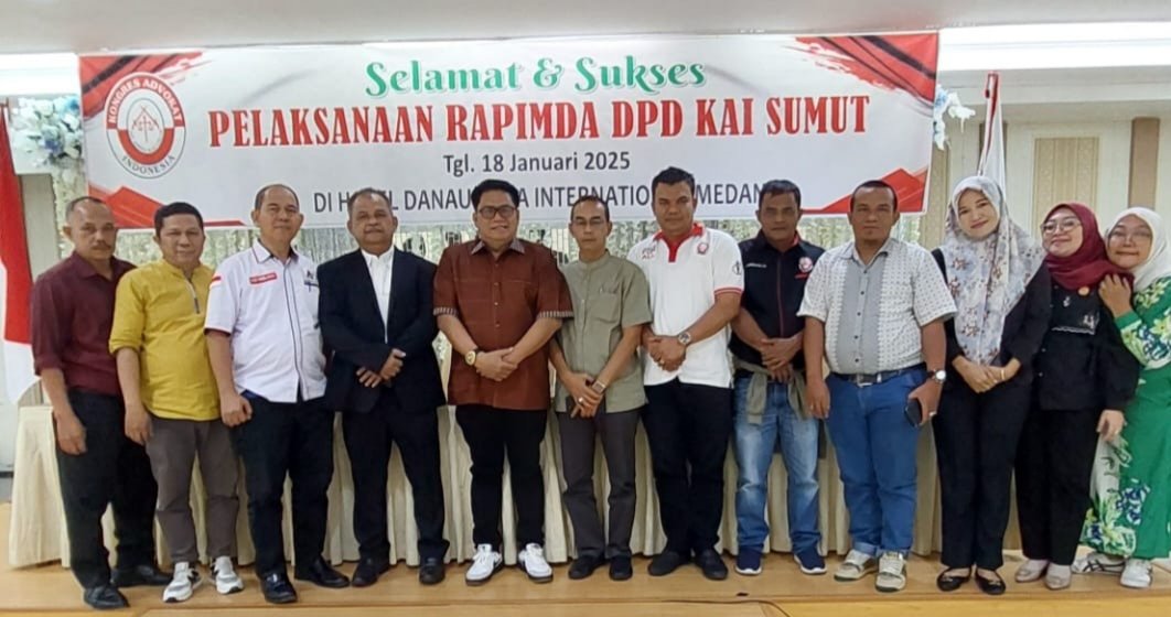 DPD Kongres Advokat Indonesia Sumut Gelar Rapimda