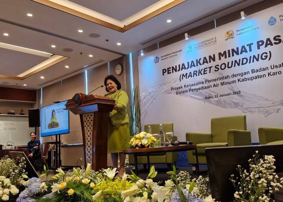 Bupati Karo Hadiri Acara Penjajakan Minat Pasar Proyek KPBU Sistem Penyediaan Air Minum